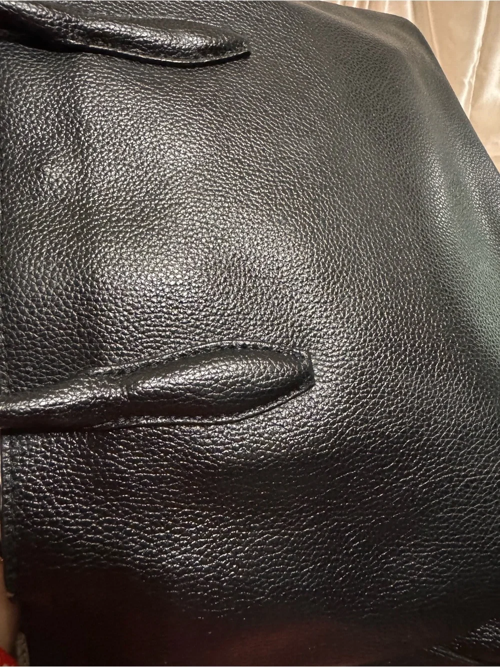kate spade Black Pebbled Leather Tote with Shoulder Strap